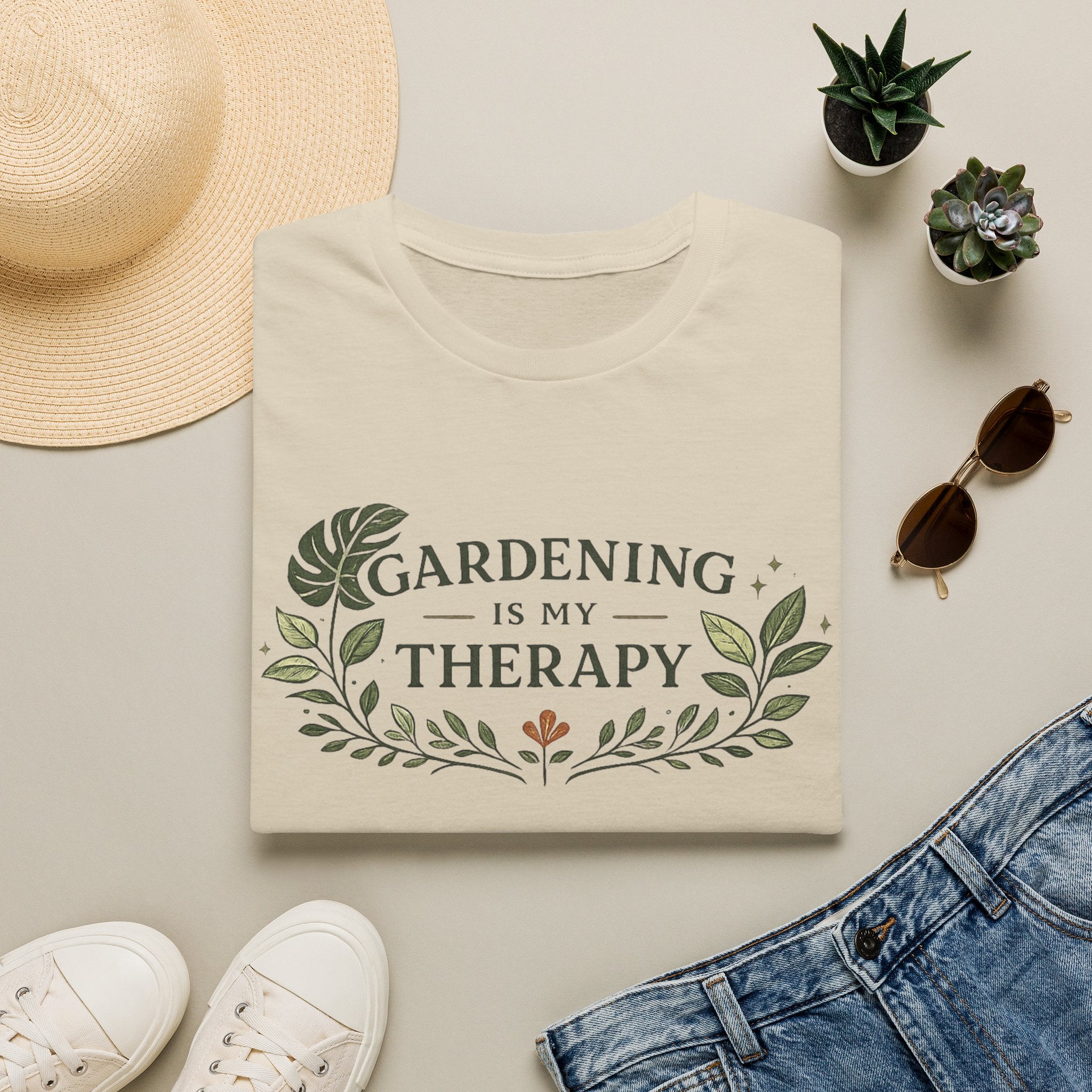 Gardening Is My Therapy T-Shirt