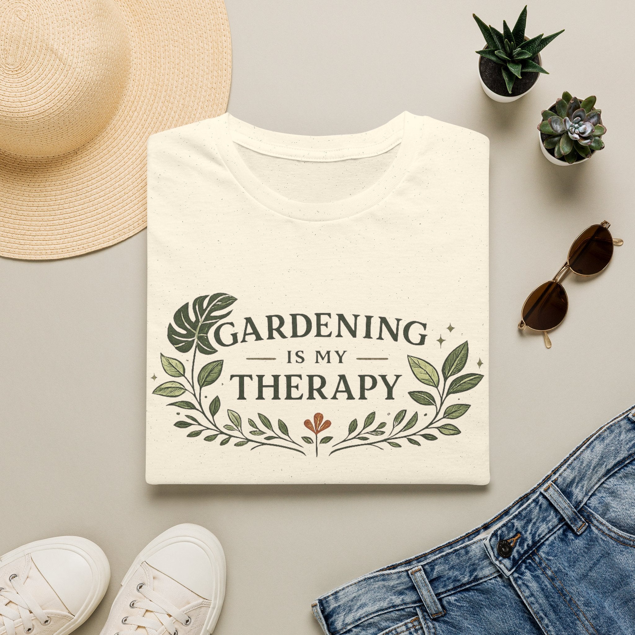 Gardening Is My Therapy T-Shirt