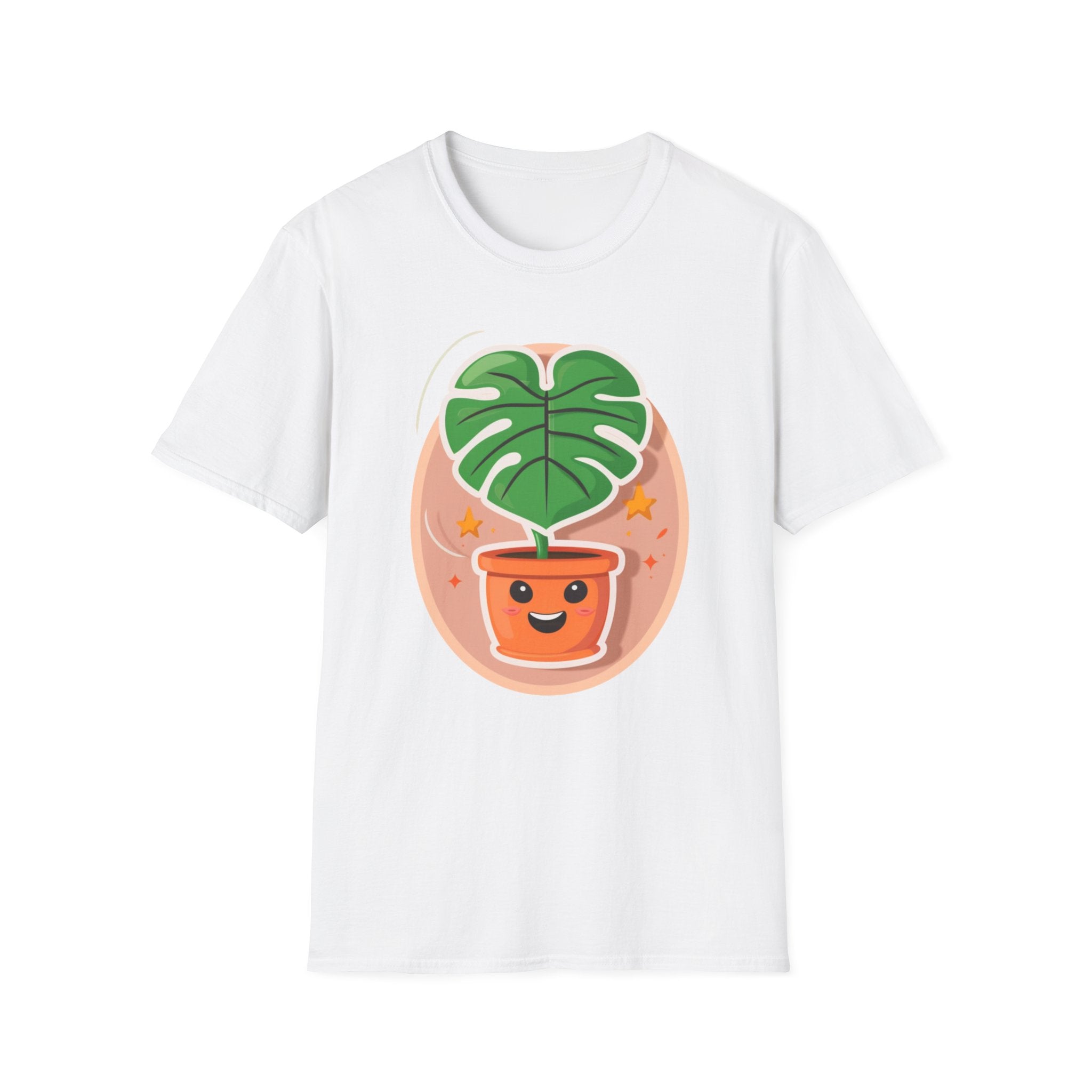 Happy Monstera One Leaf T-Shirt
