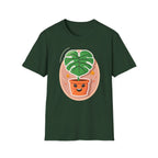 Happy Monstera One Leaf T-Shirt