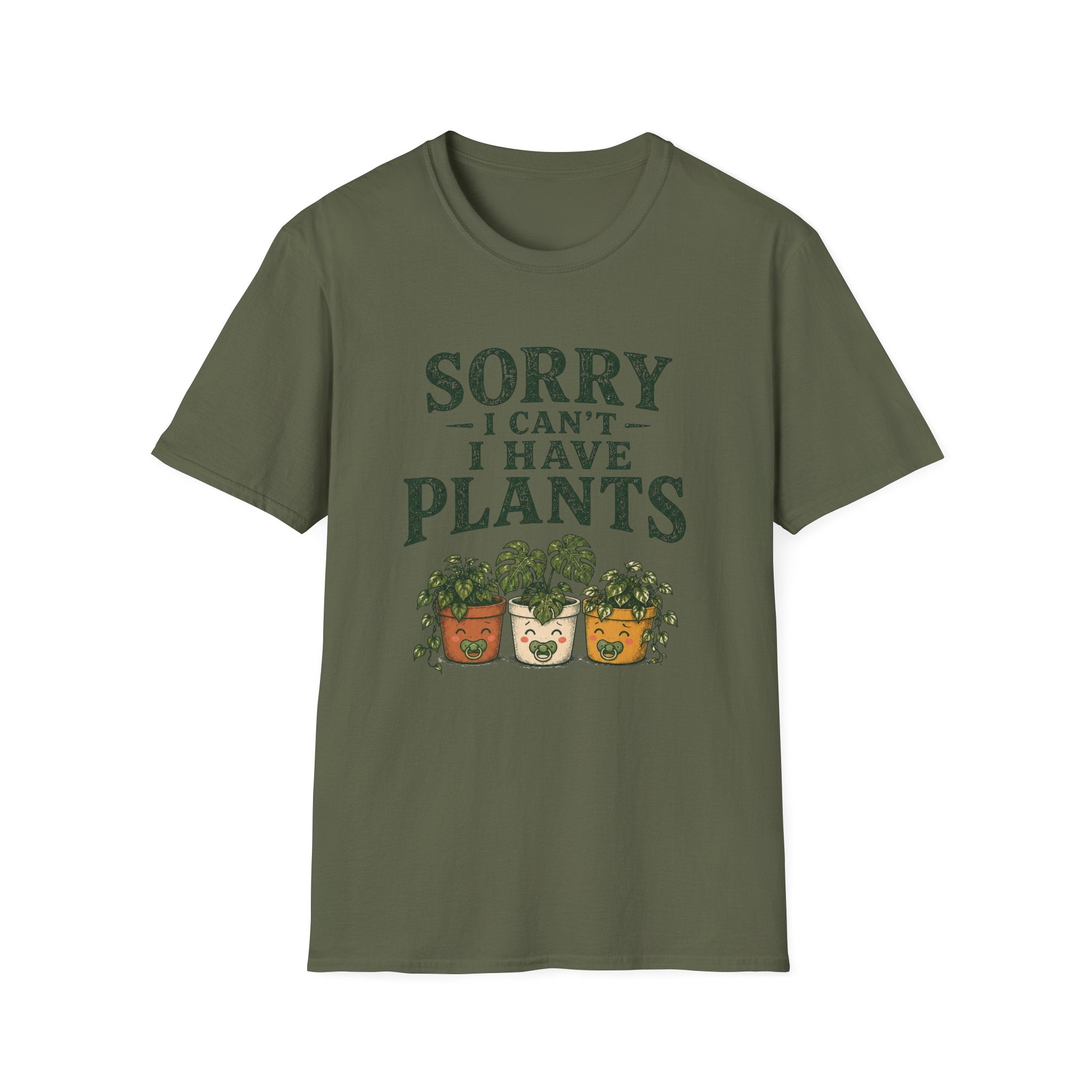 Sorry I Can't I Have Plants T-Shirt