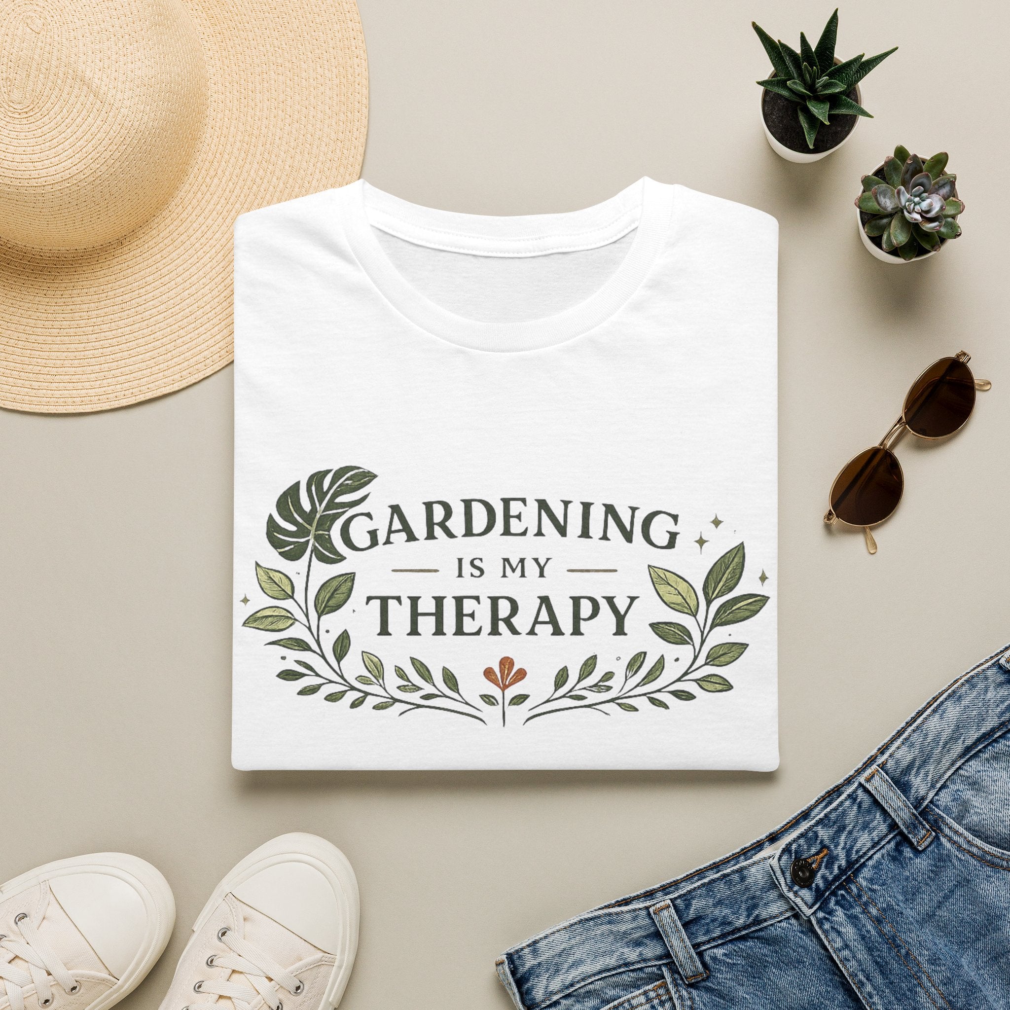 Gardening Is My Therapy T-Shirt