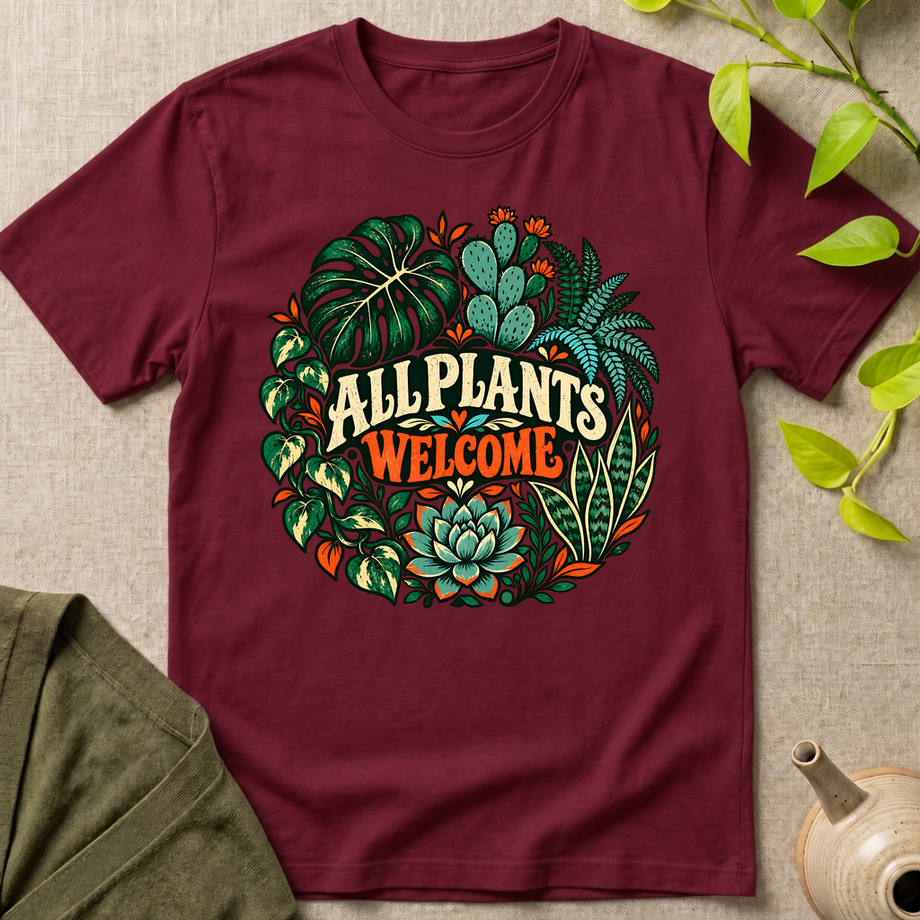 All Plants Welcome T-Shirt