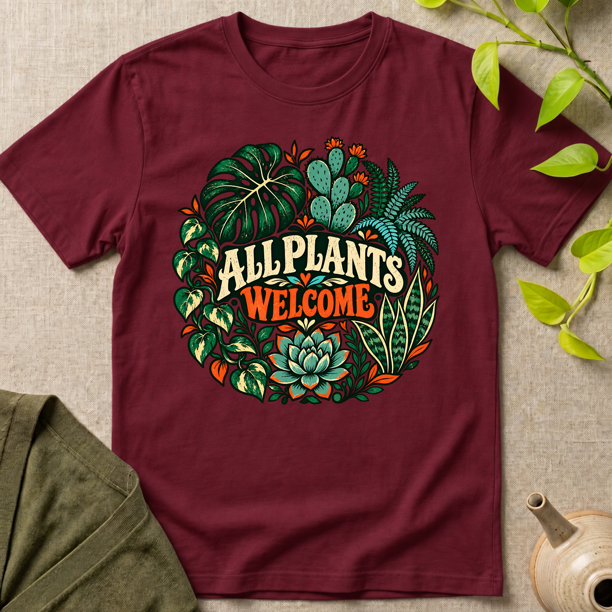 All Plants Welcome T-Shirt