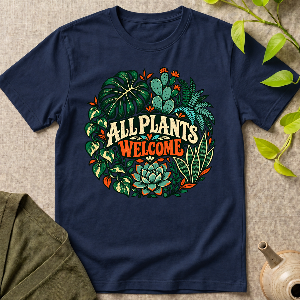 All Plants Welcome T-Shirt