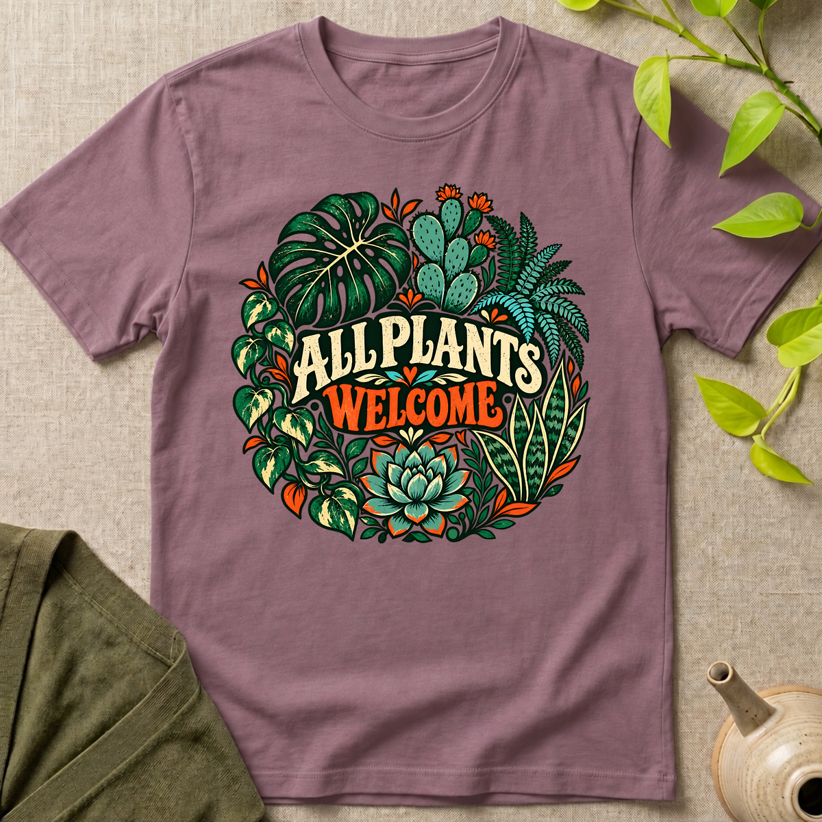 All Plants Welcome T-Shirt