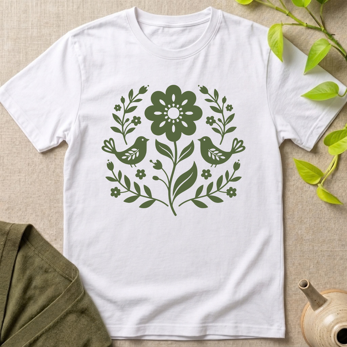 Birds & Blooms T-Shirt