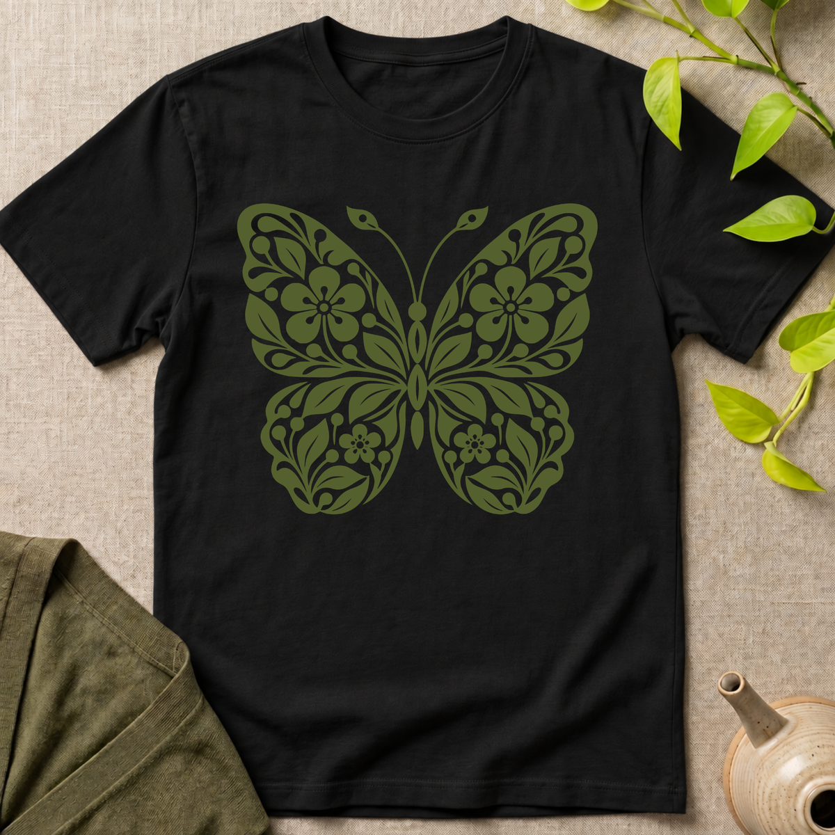 Botanical Butterfly T-Shirt