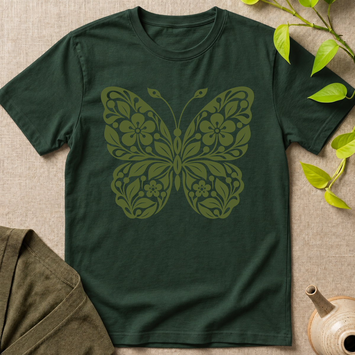 Botanical Butterfly T-Shirt