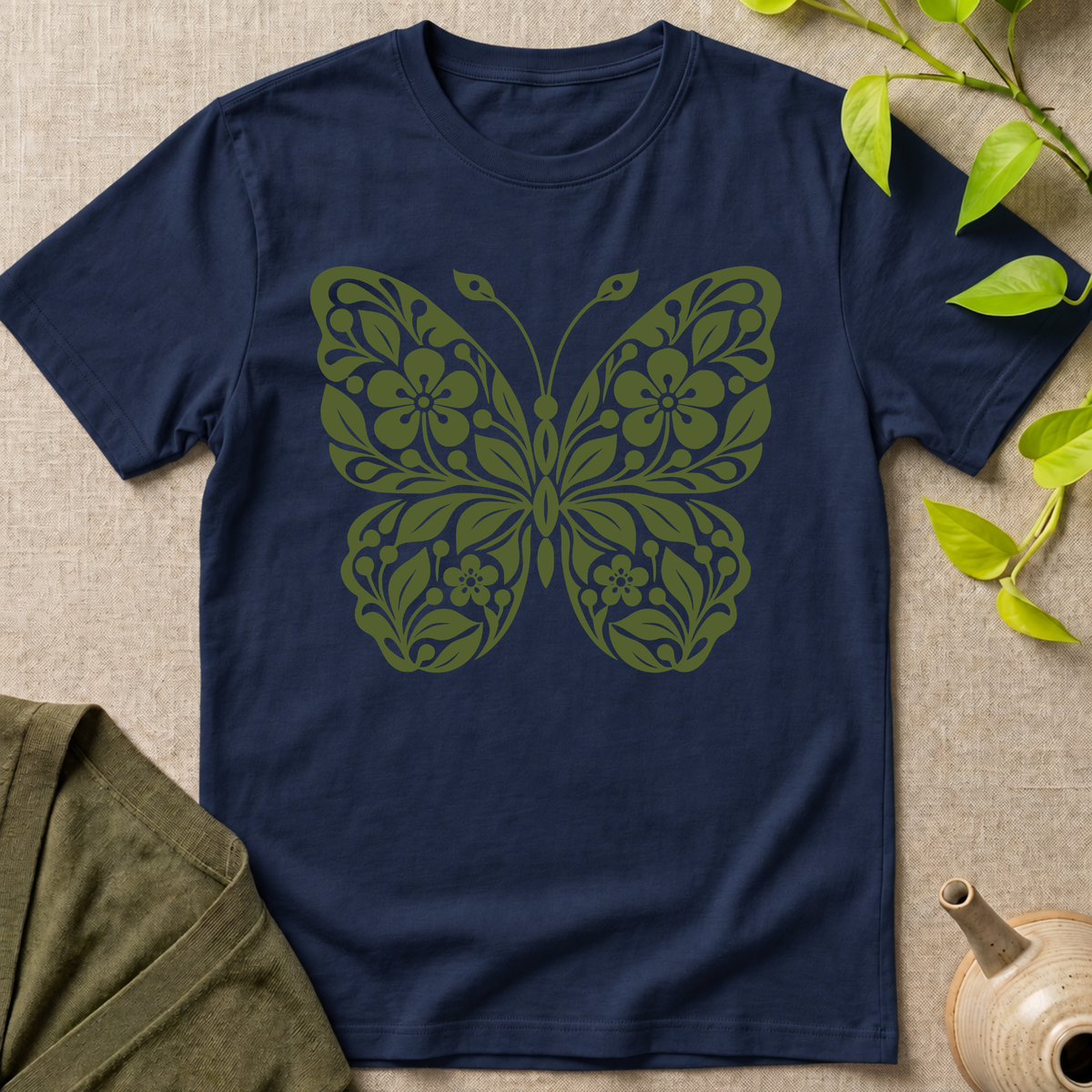 Botanical Butterfly T-Shirt