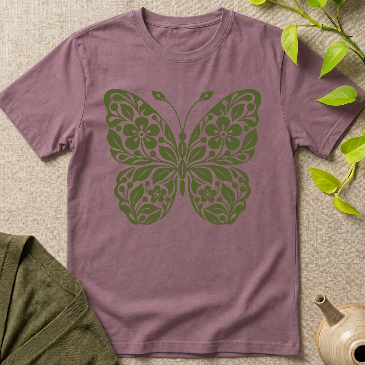 Botanical Butterfly T-Shirt