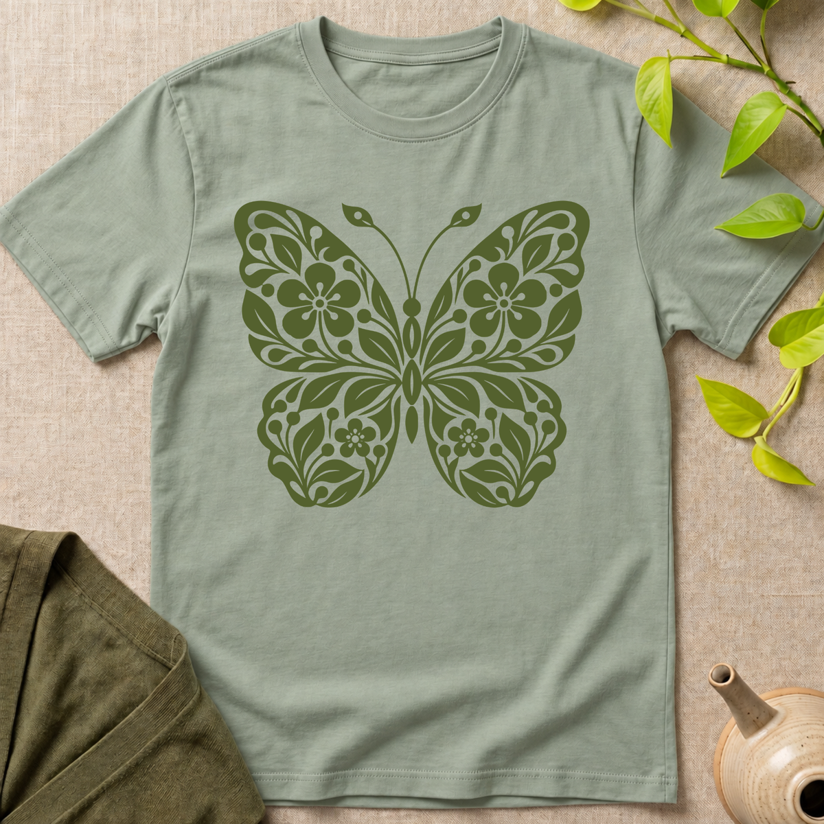 Botanical Butterfly T-Shirt