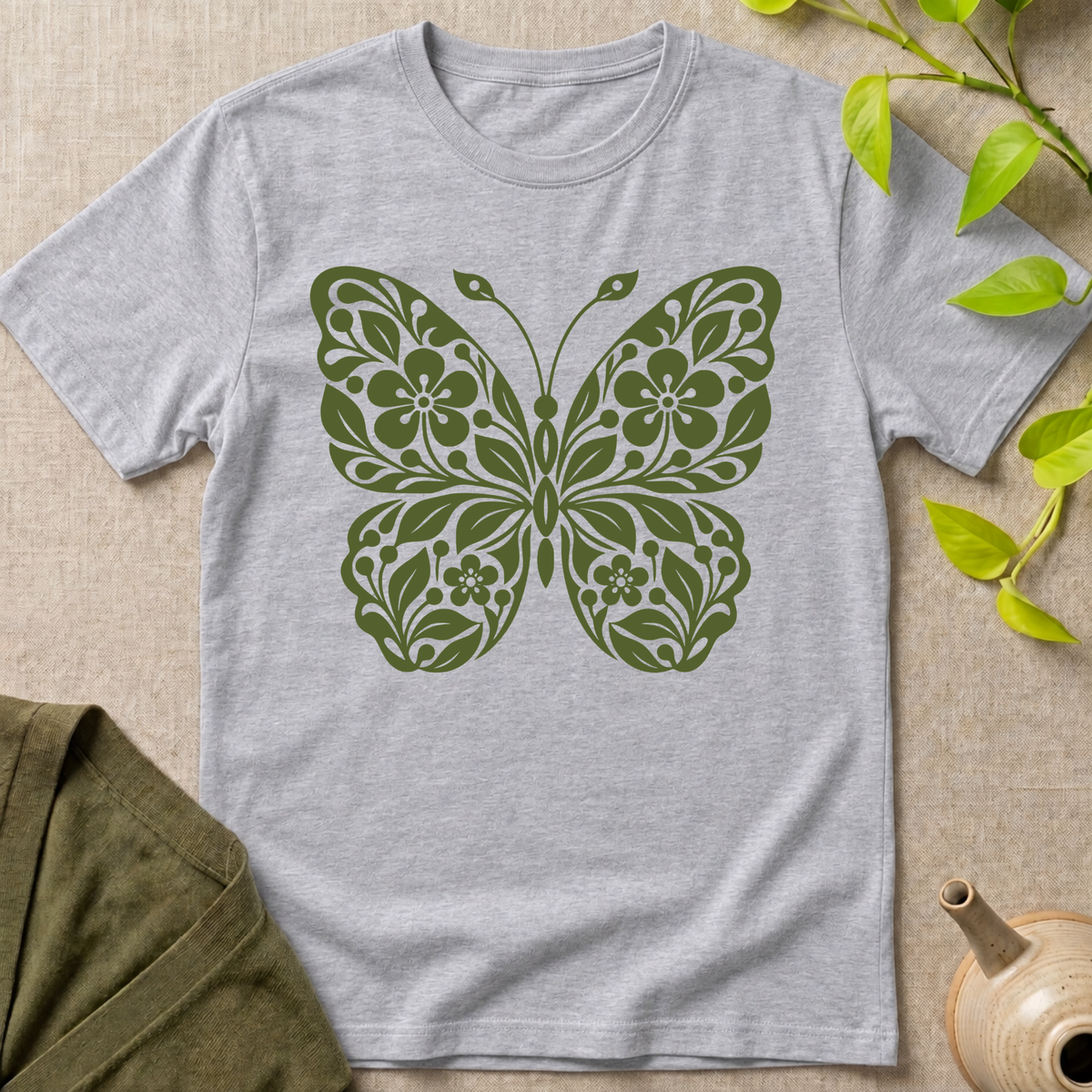 Botanical Butterfly T-Shirt