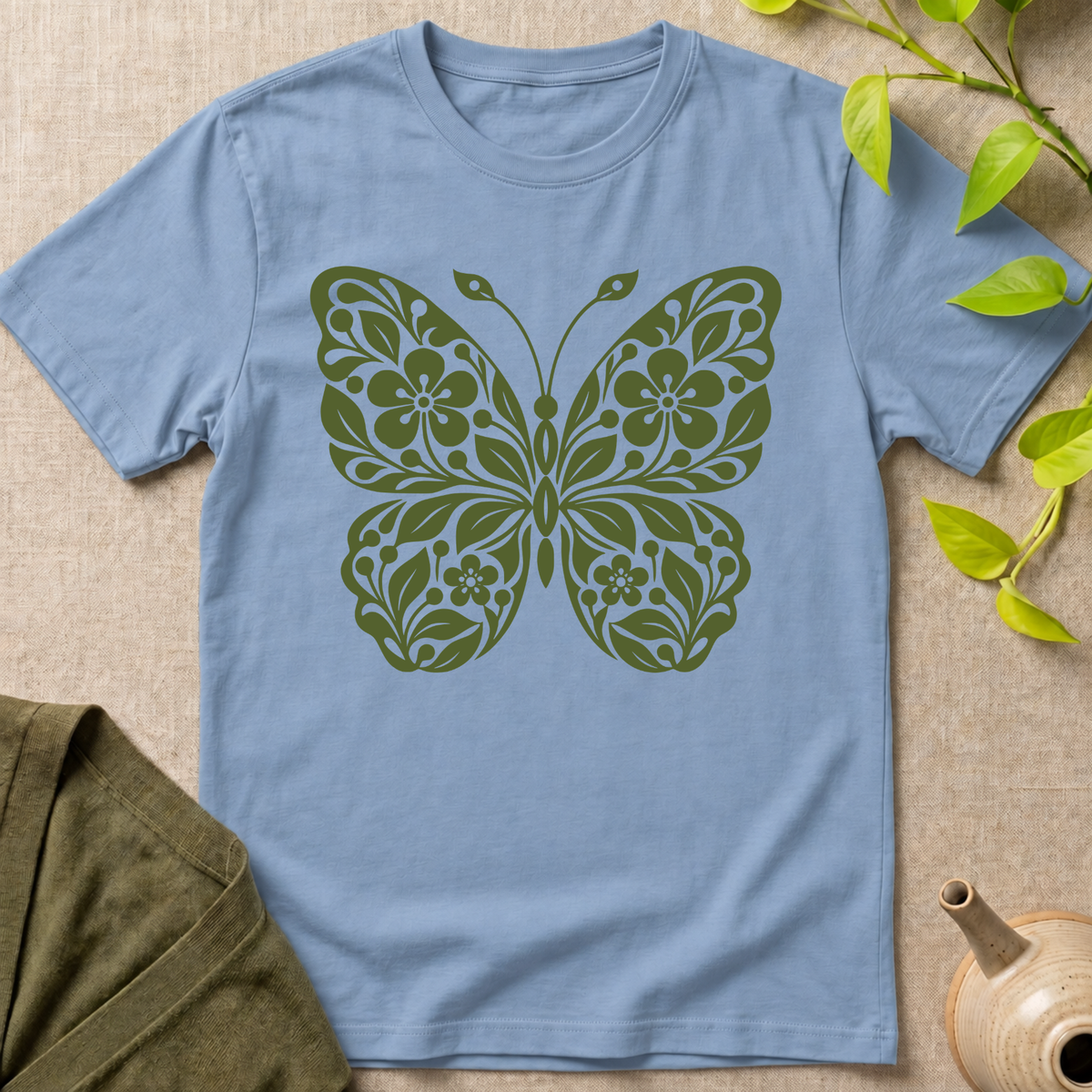Botanical Butterfly T-Shirt