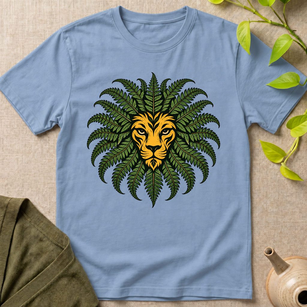 Botanical Fern Lion T-Shirt