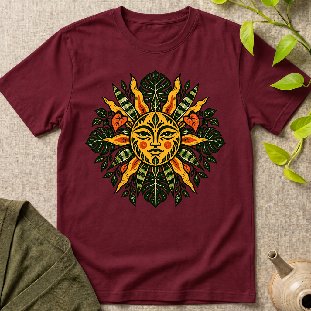 Botanical Sun Mandala T-Shirt