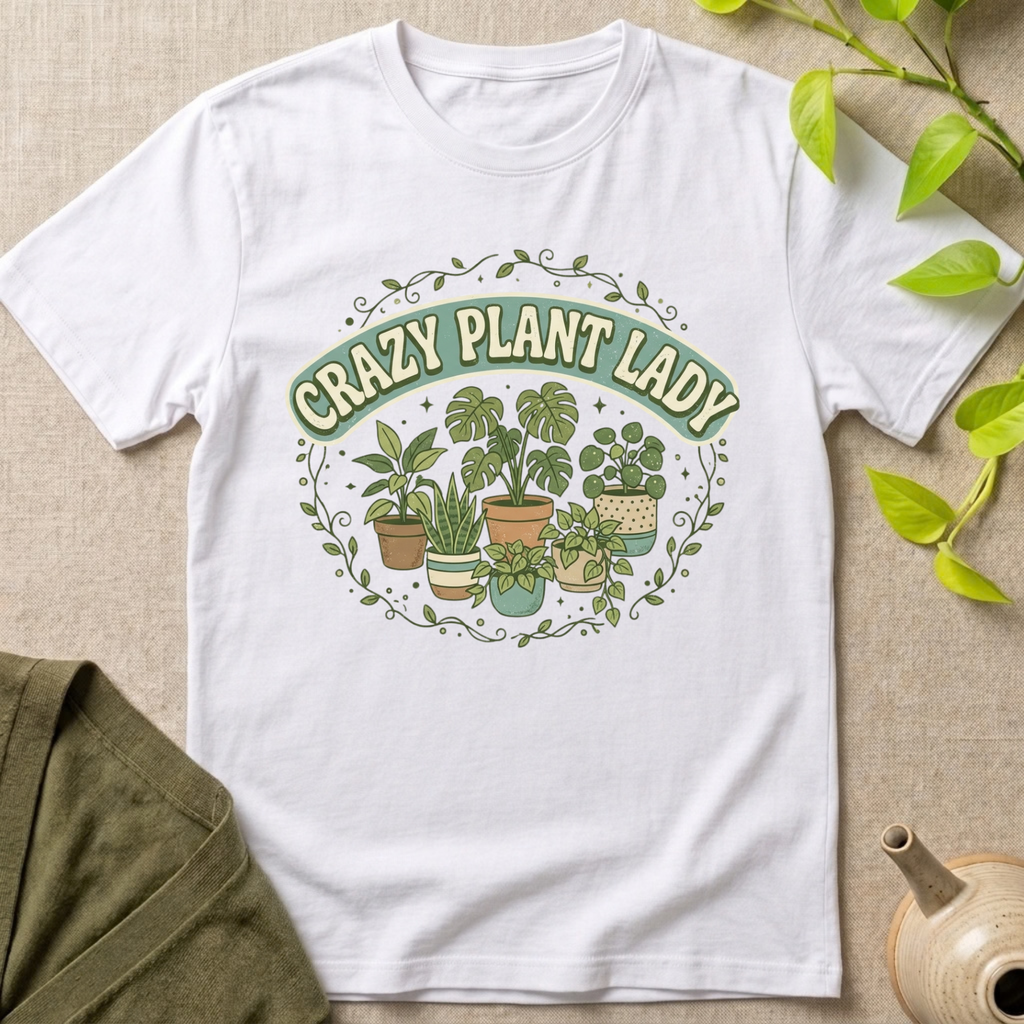 Crazy Plant Lady T-Shirt