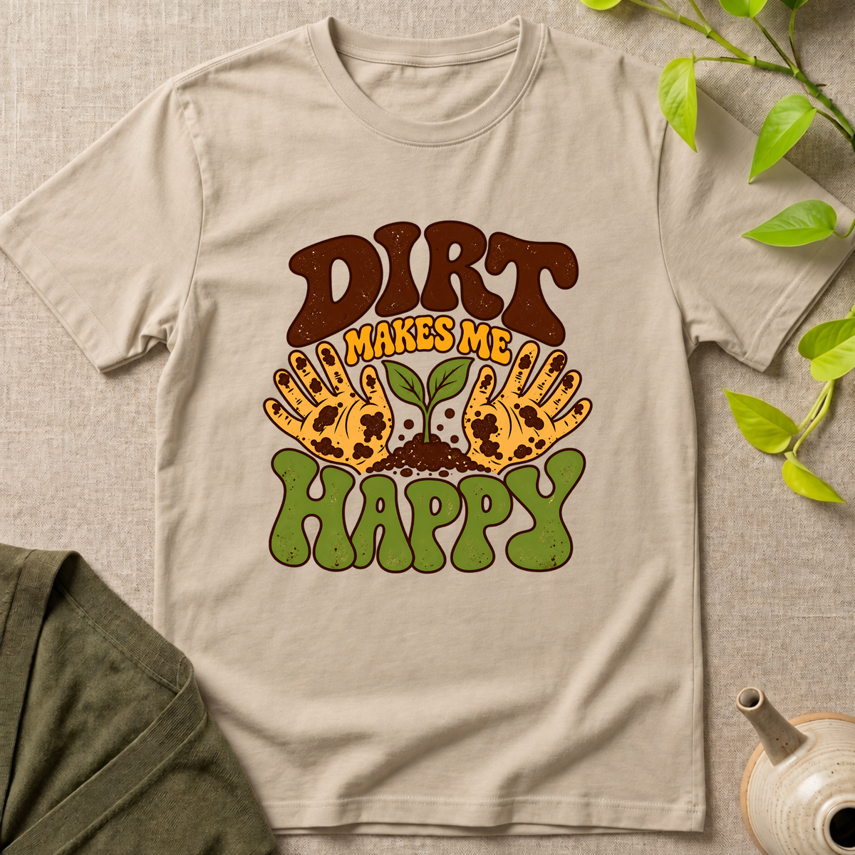 Dirt Makes Me Happy T-Shirt