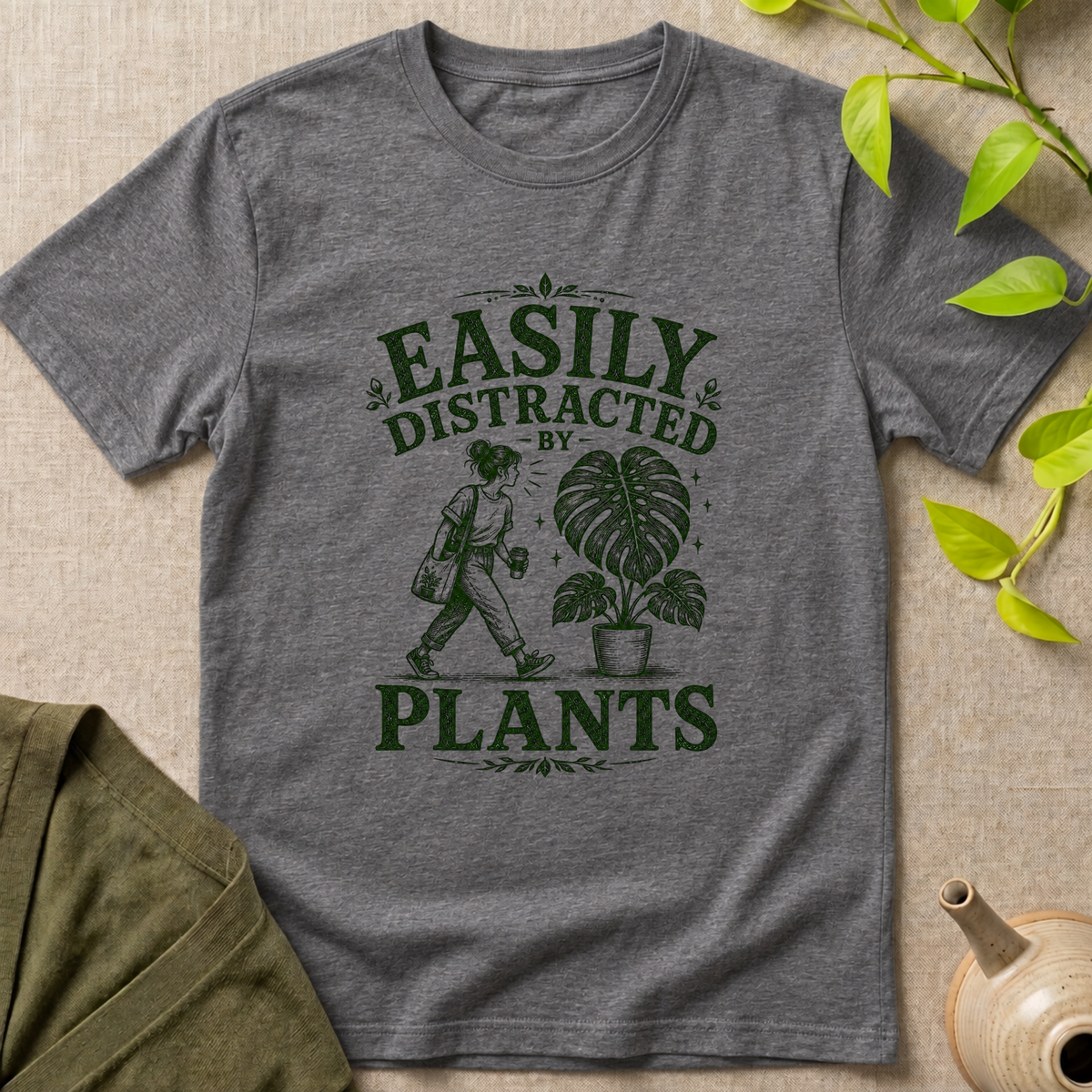 Easily Distracted By Plants T-Shirt