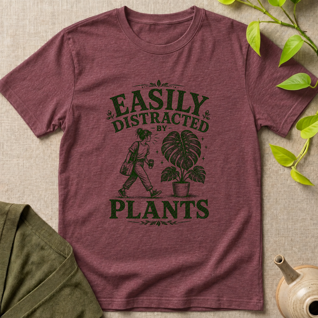 Easily Distracted By Plants T-Shirt