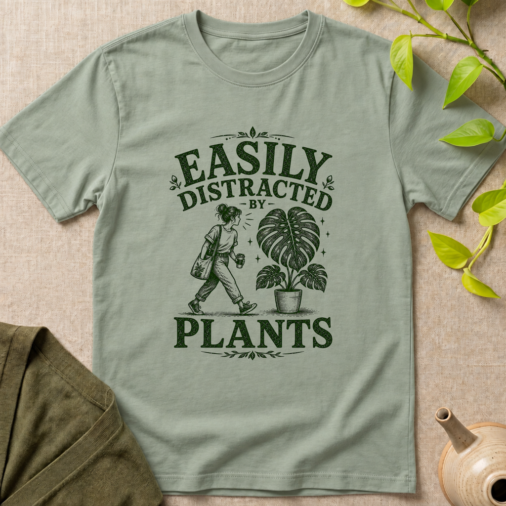 Easily Distracted By Plants T-Shirt