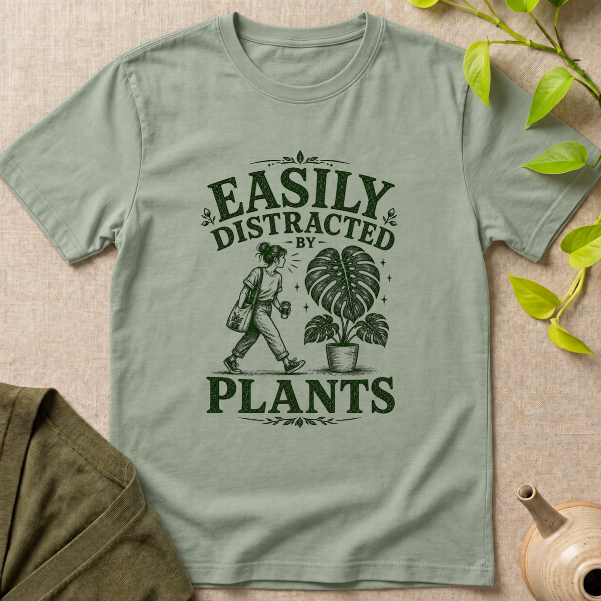 Easily Distracted By Plants T-Shirt