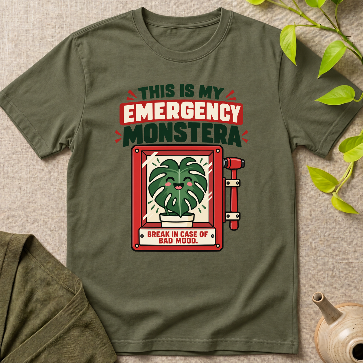 Emergency Monstera T-Shirt