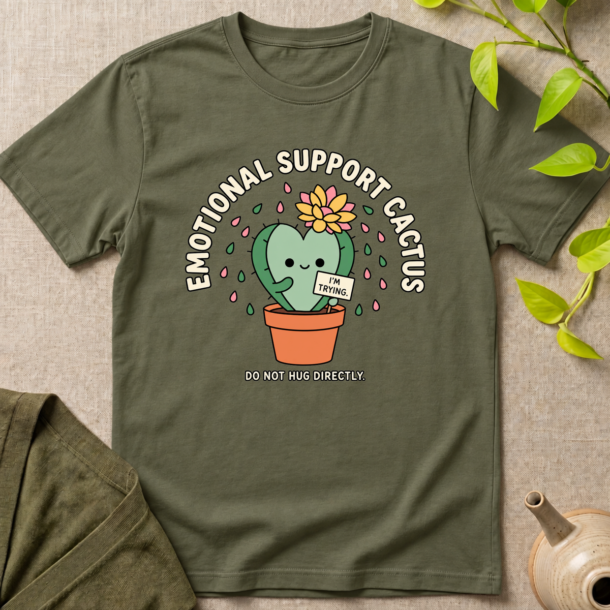 Emotional Support Cactus T-Shirt