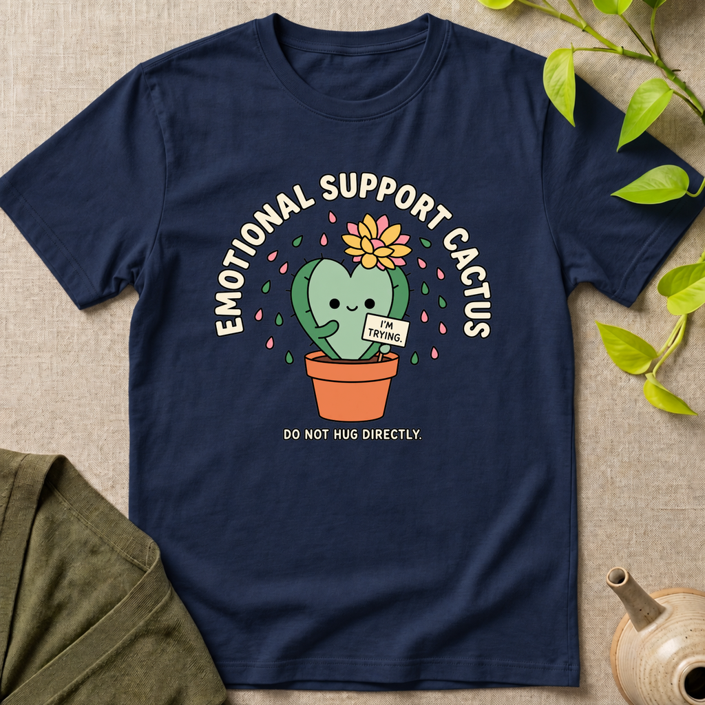 Emotional Support Cactus T-Shirt