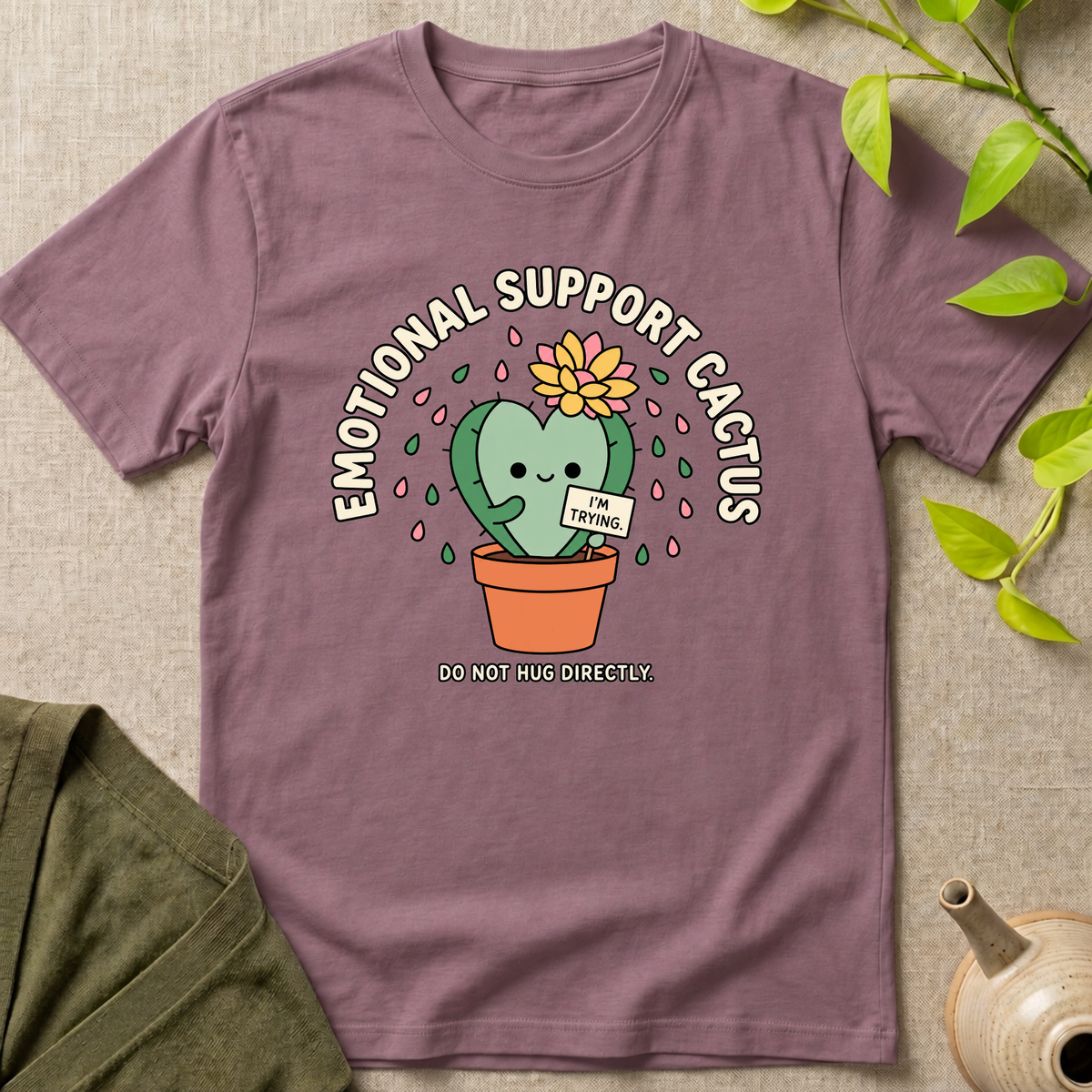 Emotional Support Cactus T-Shirt
