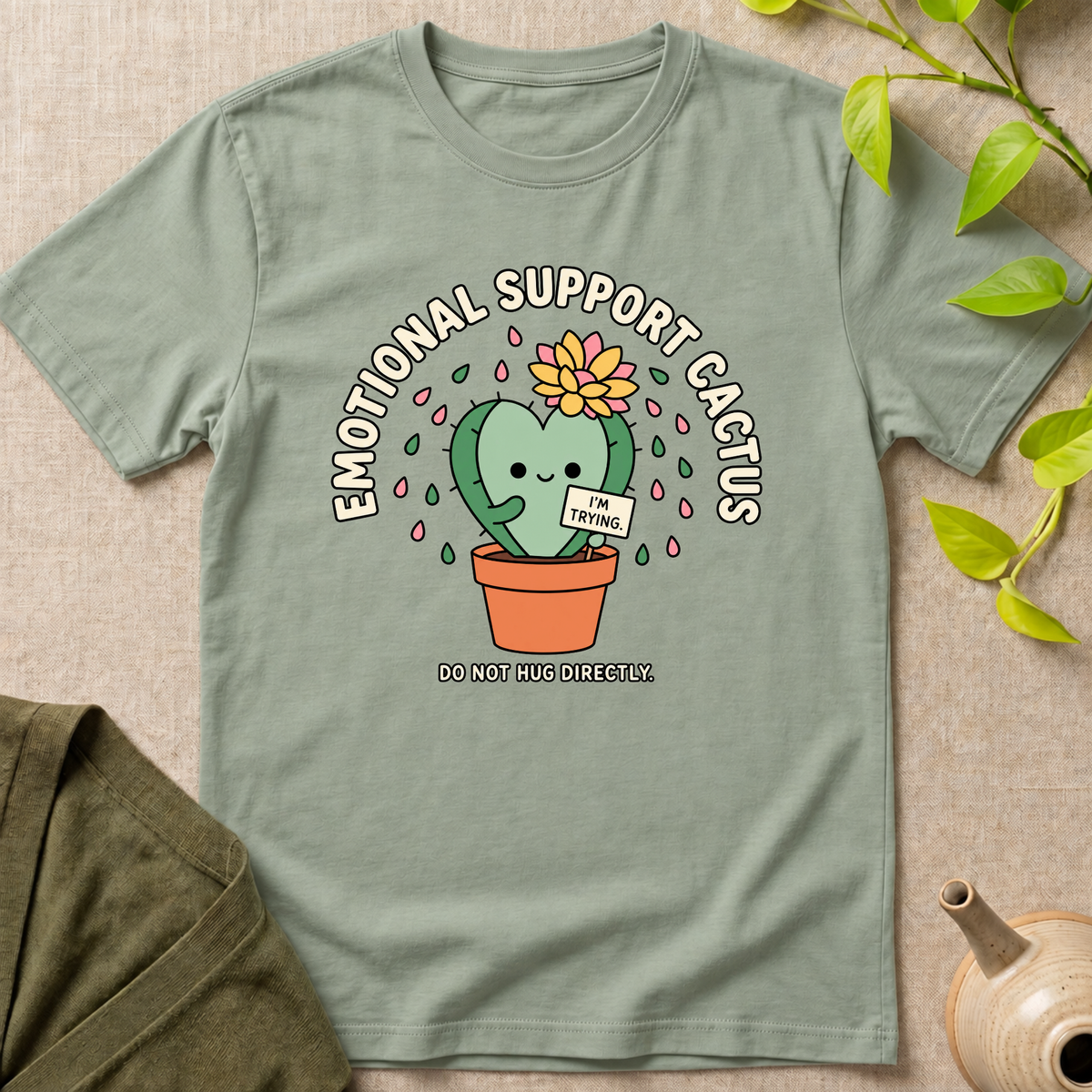 Emotional Support Cactus T-Shirt
