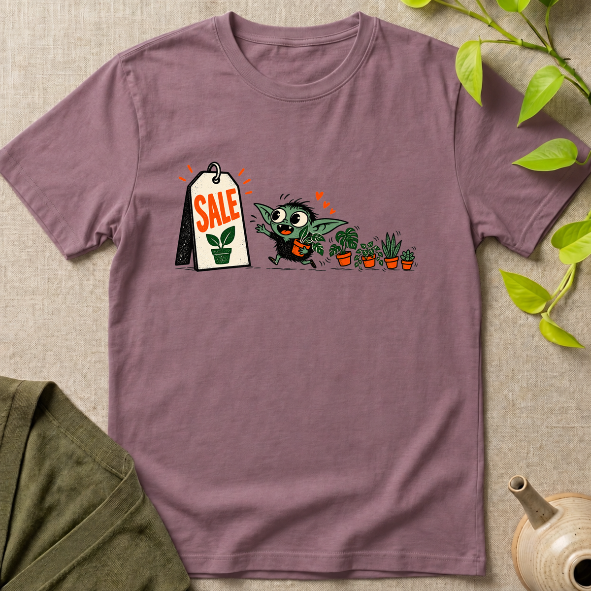 Excited Monster Plant T-Shirt