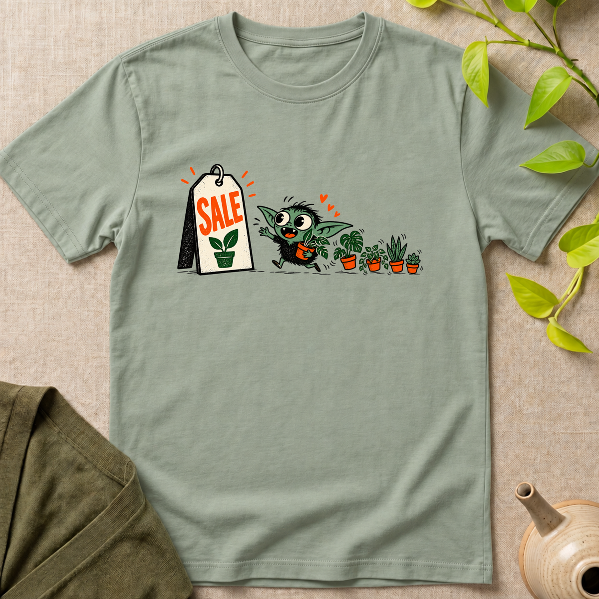 Excited Monster Plant T-Shirt
