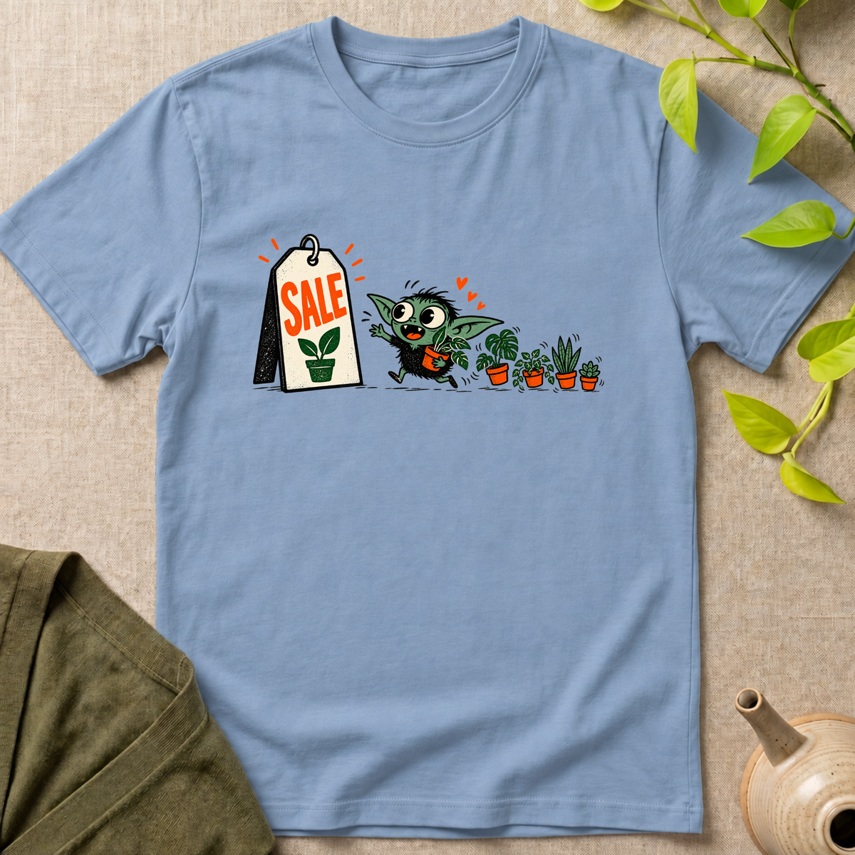 Excited Monster Plant T-Shirt