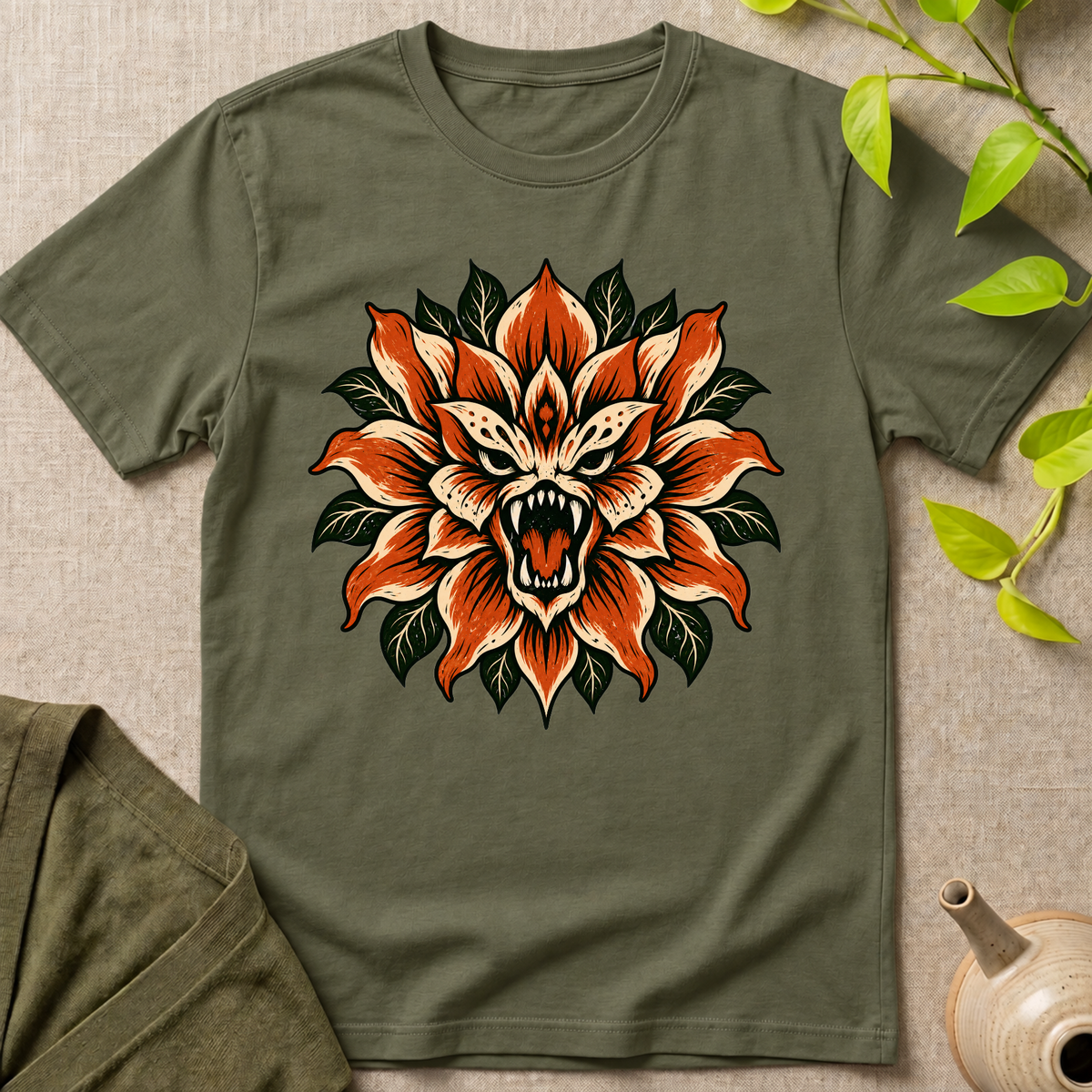 Fierce Monstrous Flower T-Shirt