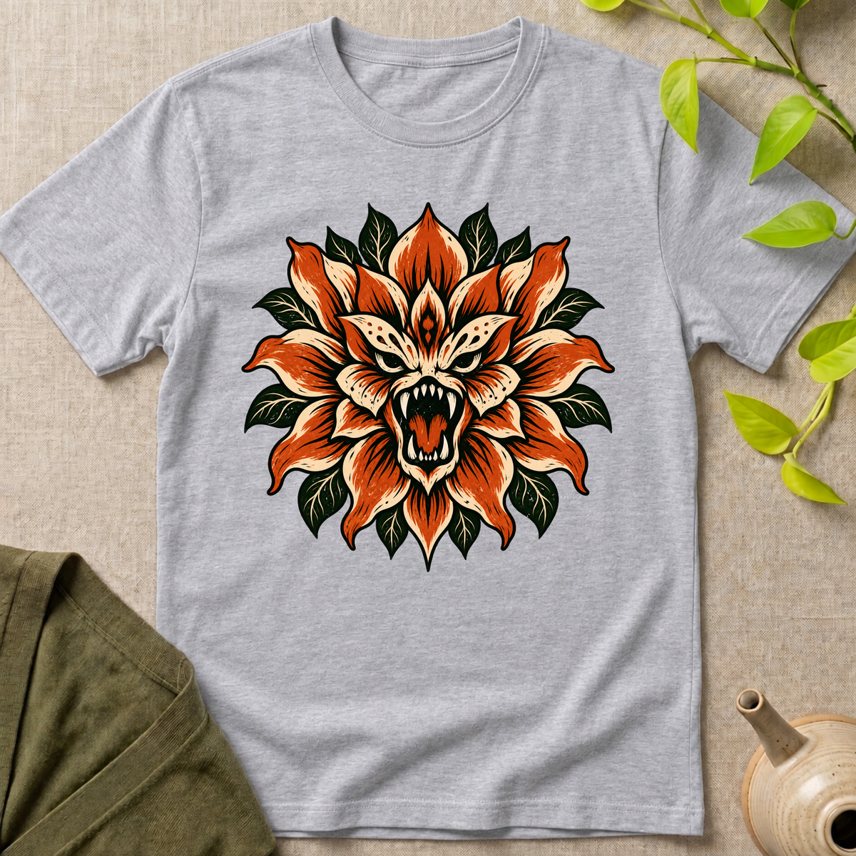 Fierce Monstrous Flower T-Shirt