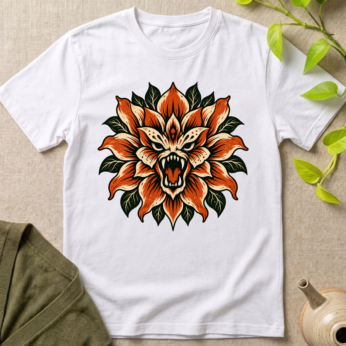 Fierce Monstrous Flower T-Shirt