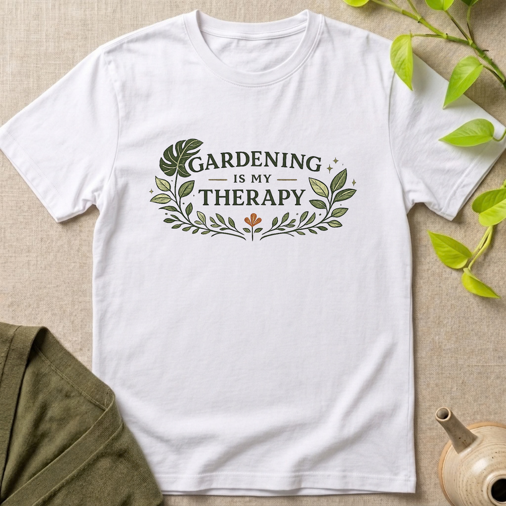 Gardening Is My Therapy T-Shirt