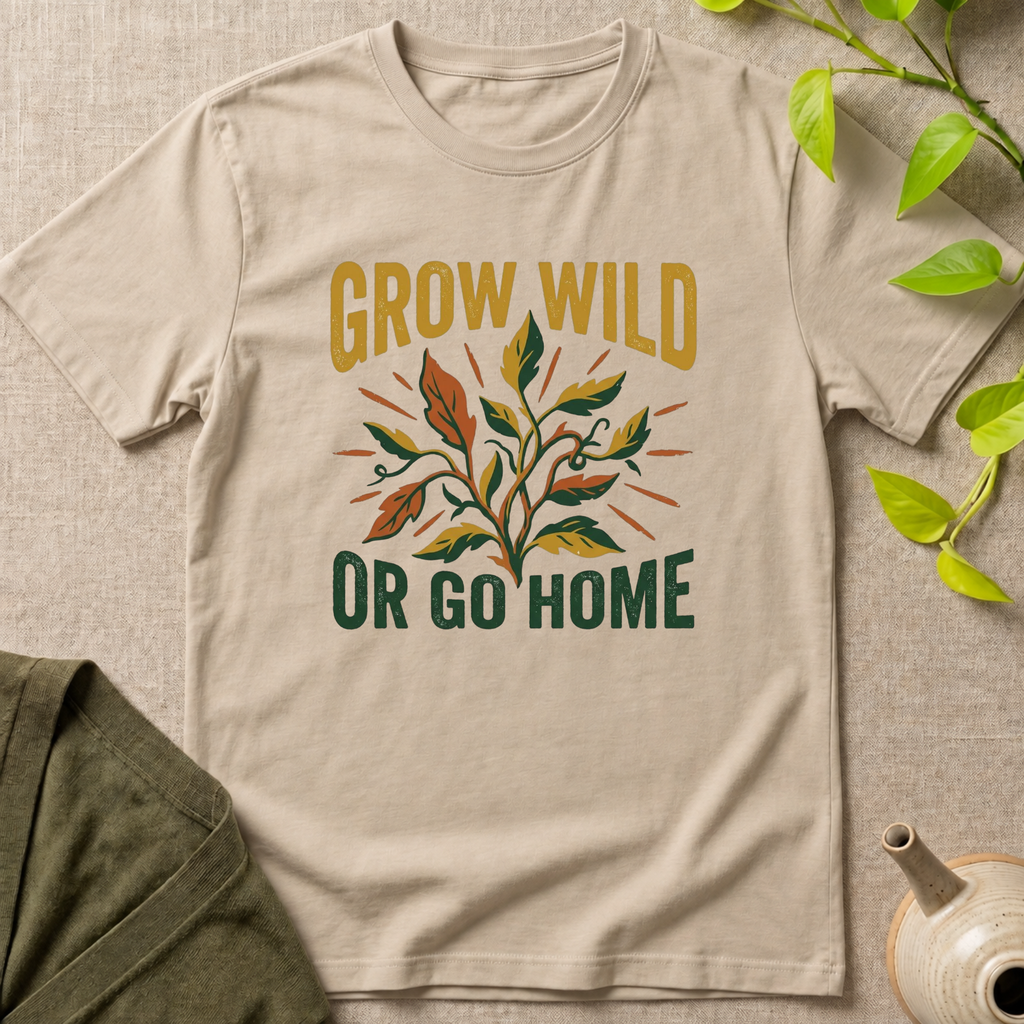 Grow Wild Or Go Home T-Shirt