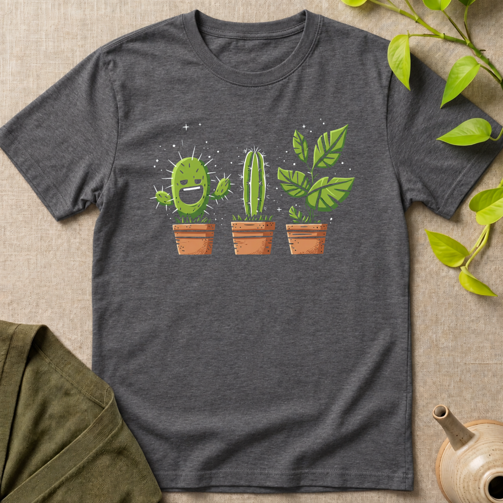 Happy Little Plant Trio T-Shirt
