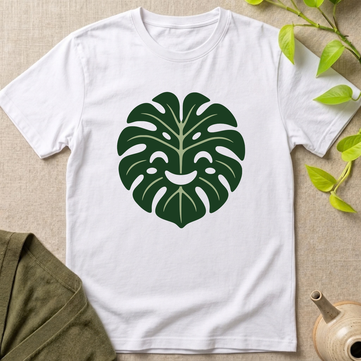 Happy Monstera T-Shirt