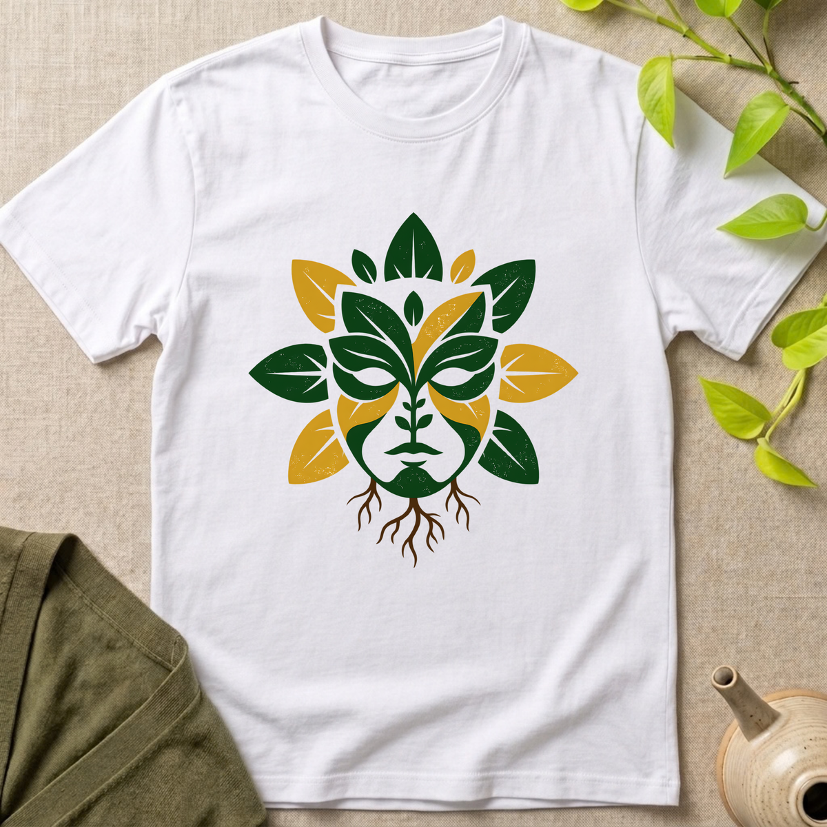 Leaf Mask T-Shirt