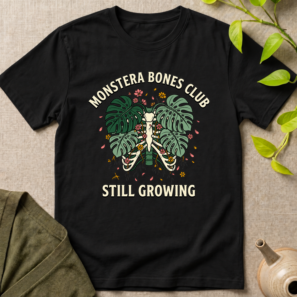 Monstera Bones Club T-Shirt