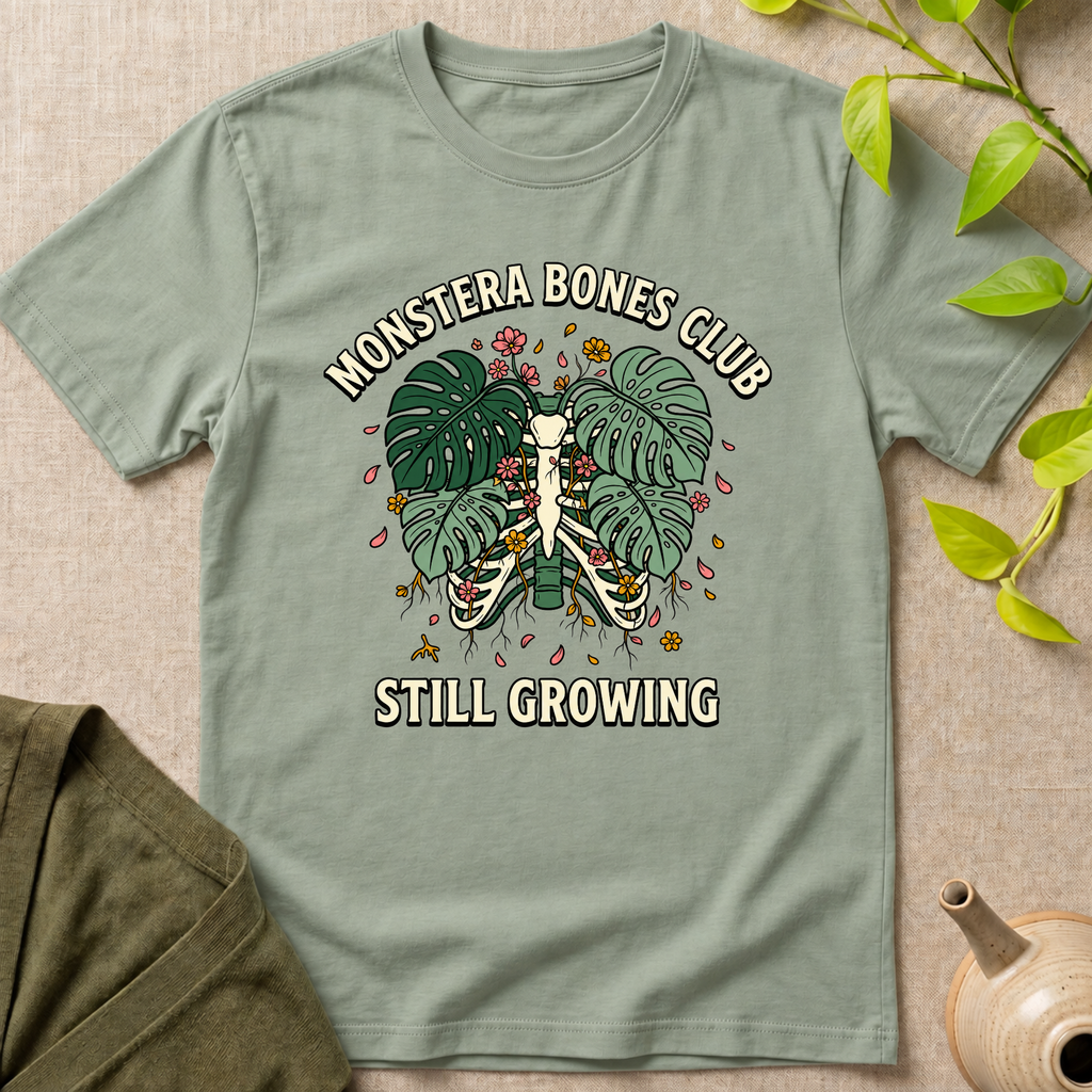 Monstera Bones Club T-Shirt