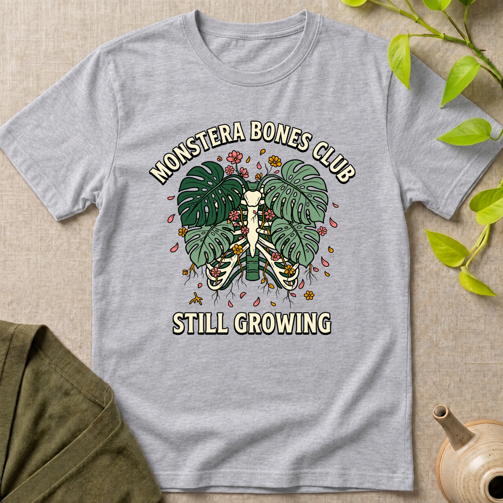 Monstera Bones Club T-Shirt