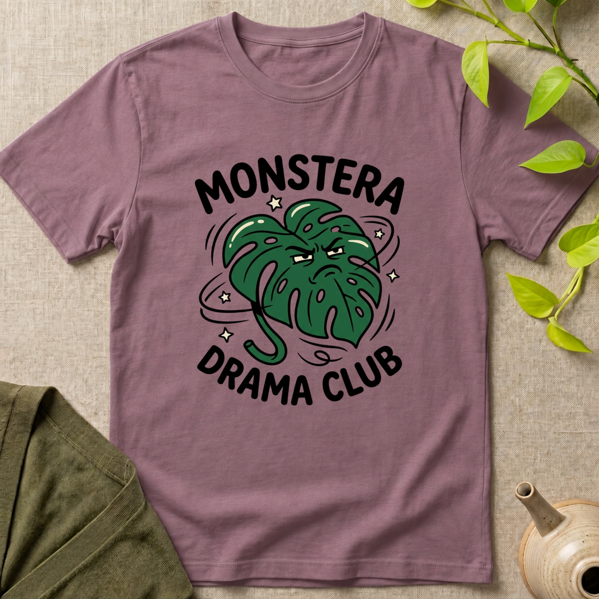Monstera Drama Club T-Shirt