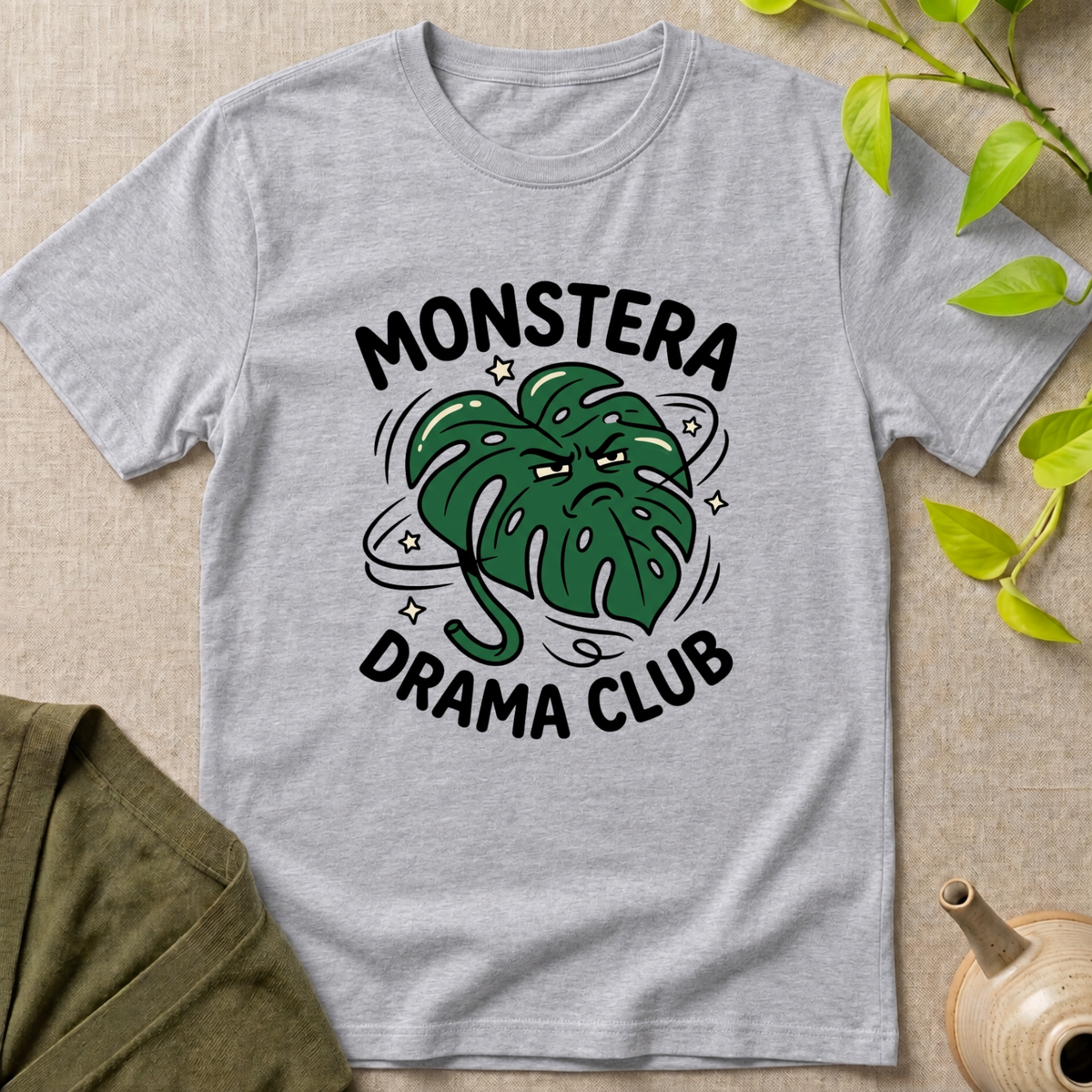Monstera Drama Club T-Shirt