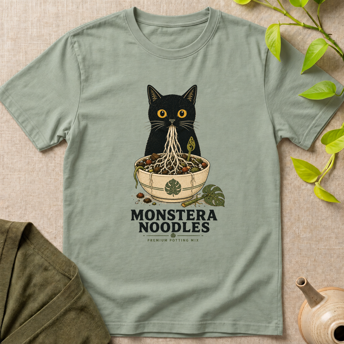 Monstera Noodles T-Shirt