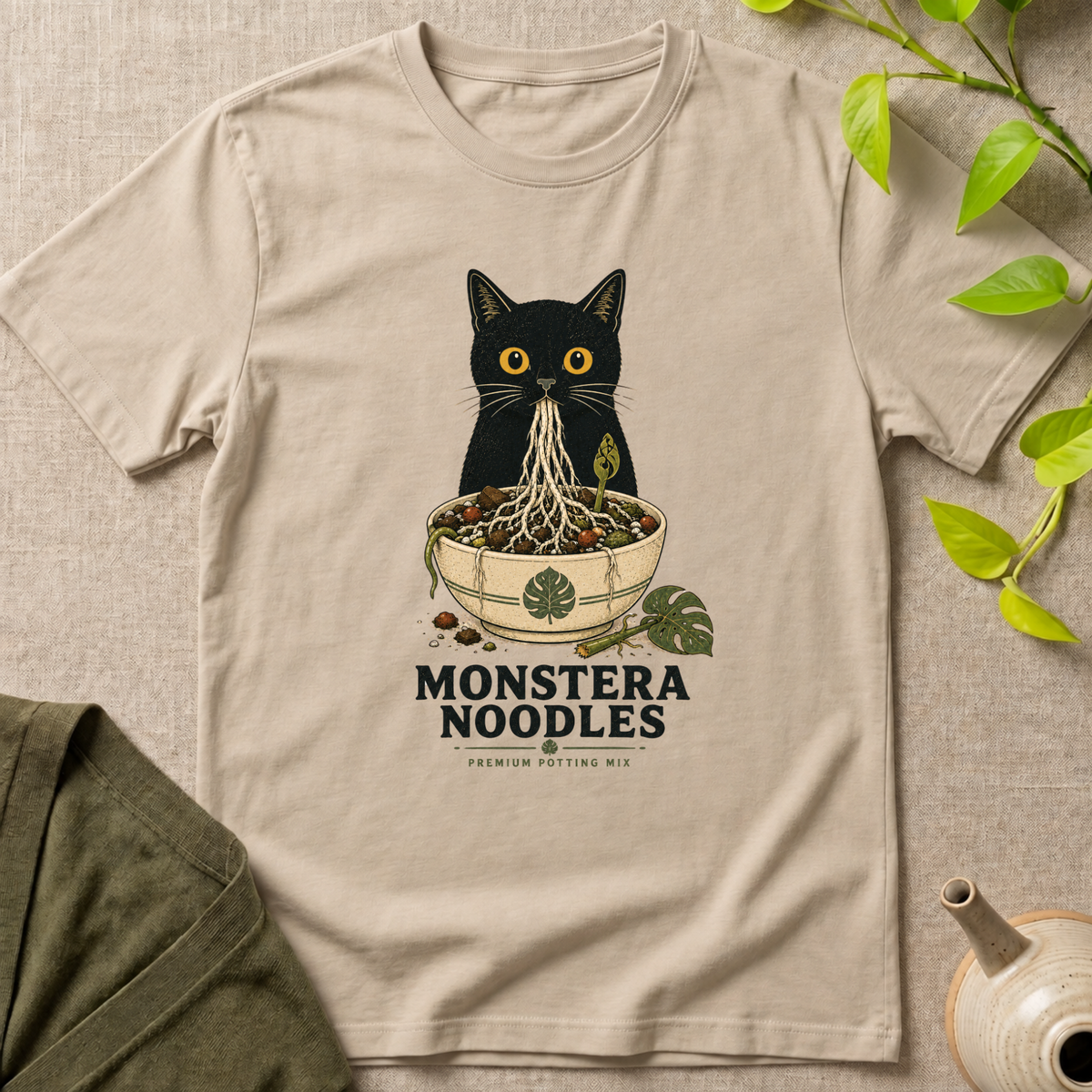 Monstera Noodles T-Shirt