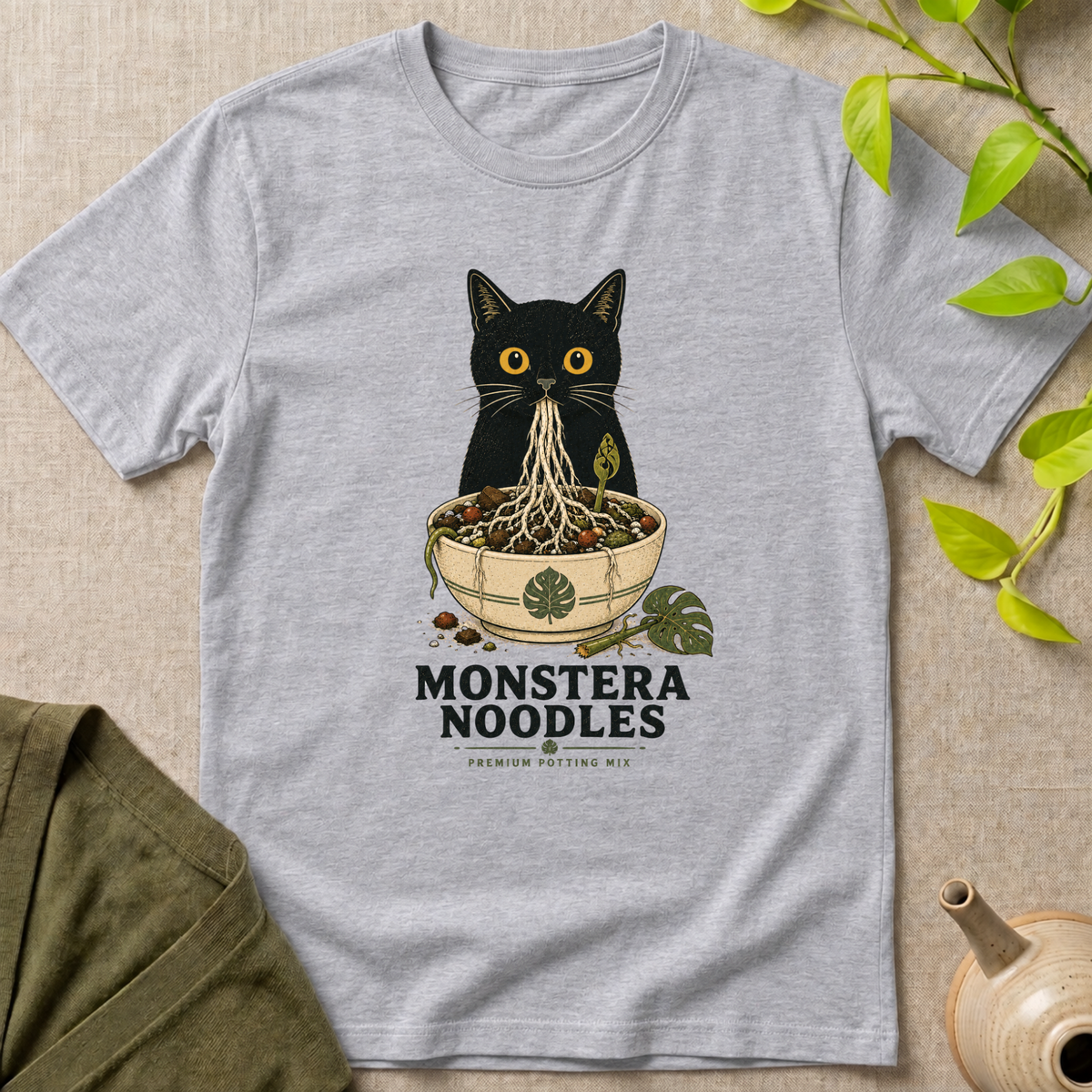 Monstera Noodles T-Shirt